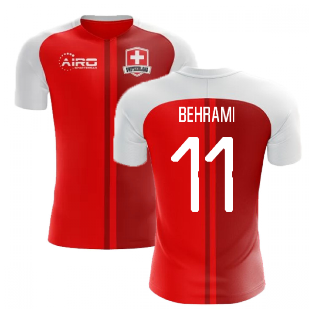 2025-2026 Switzerland Home Concept Football Shirt (Behrami 11) - Kids