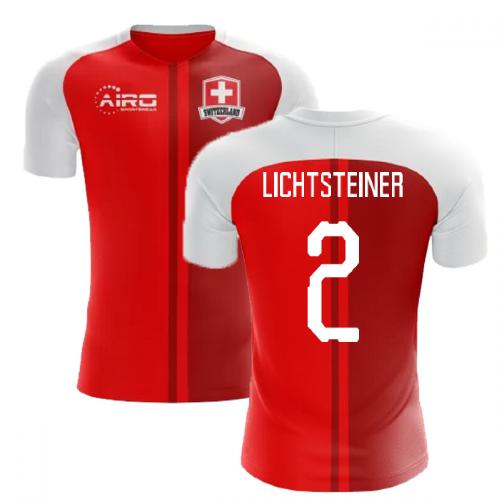 2025-2026 Switzerland Home Concept Football Shirt (Lichtsteiner 2) - Kids