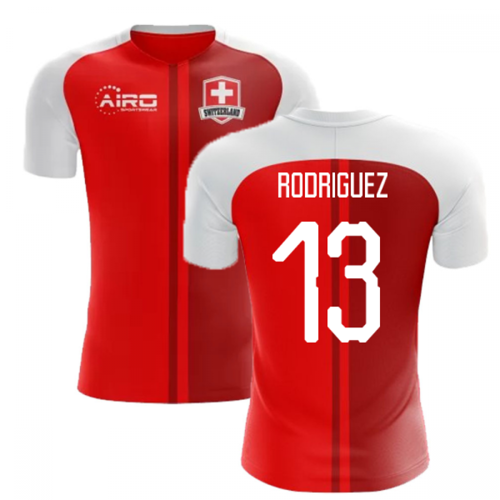 2025-2026 Switzerland Home Concept Football Shirt (Rodriguez 13) - Kids