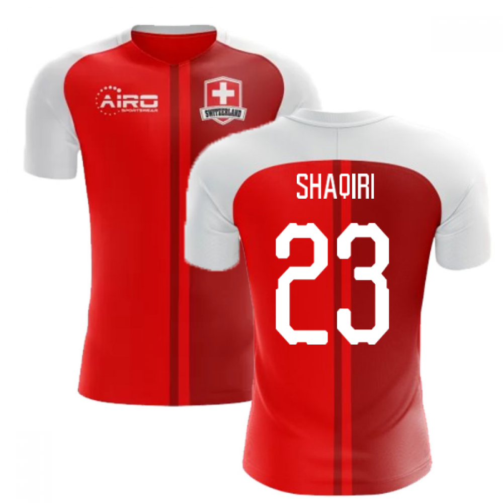 2025-2026 Switzerland Home Concept Football Shirt (Shaqiri 23) - Kids