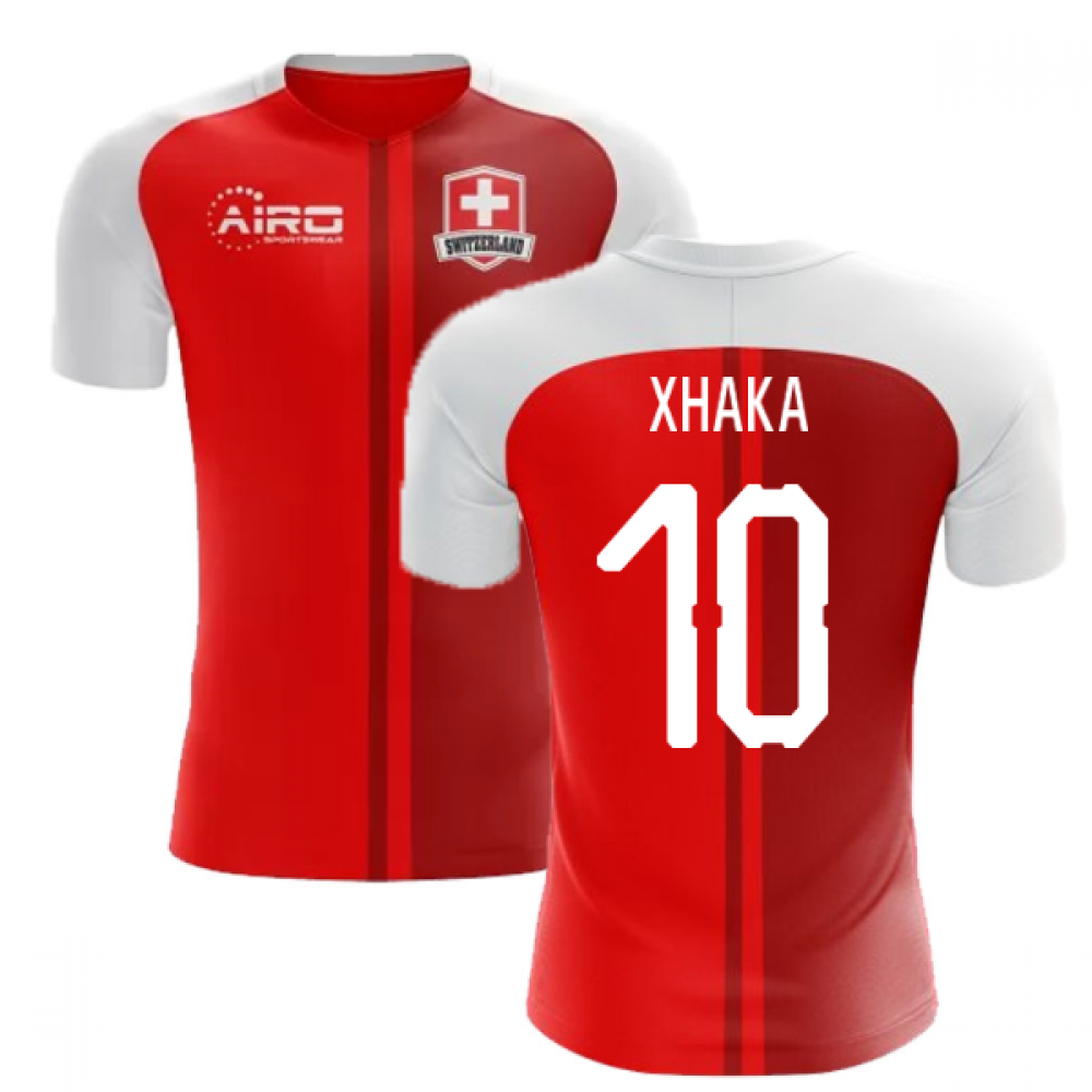 2025-2026 Switzerland Home Concept Football Shirt (Xhaka 10) - Kids