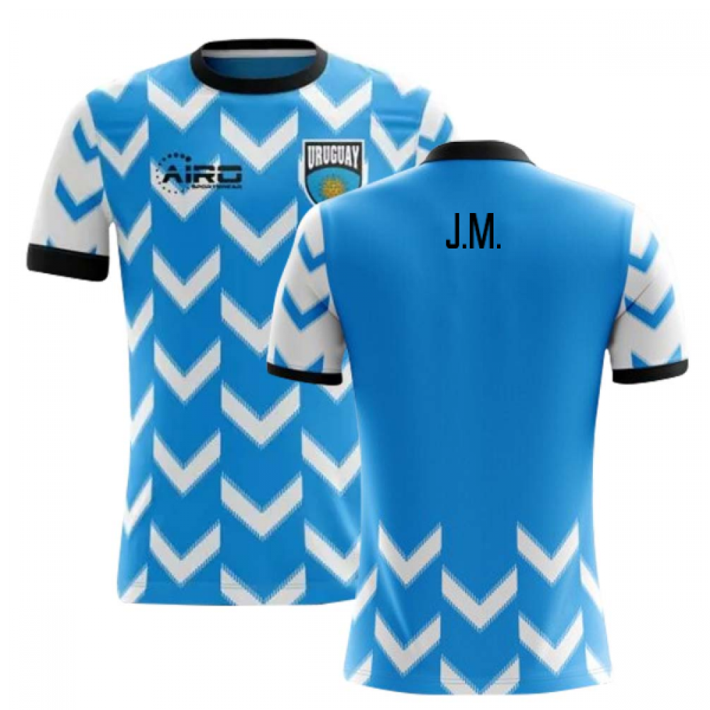 2025-2026 Uruguay Home Concept Football Shirt (J.M. Gimenez) - Kids