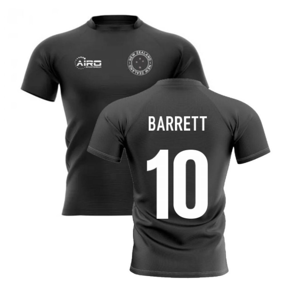 2025-2026 New Zealand Home Concept Rugby Shirt (Barrett 10)