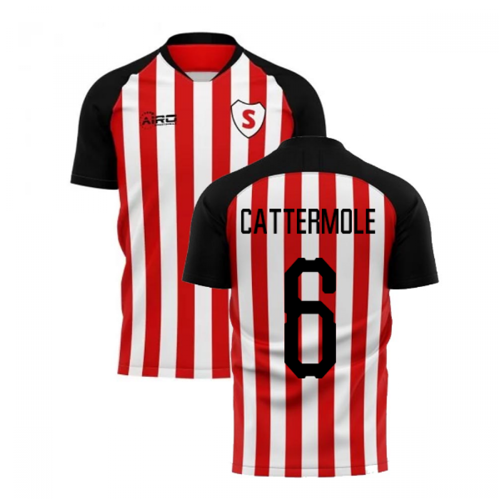2025-2026 Sunderland Home Concept Football Shirt (Cattermole 6)