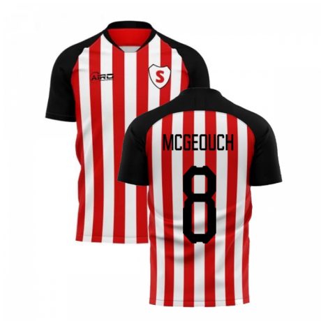 2023-2024 Sunderland Home Concept Football Shirt (McGeouch 8)