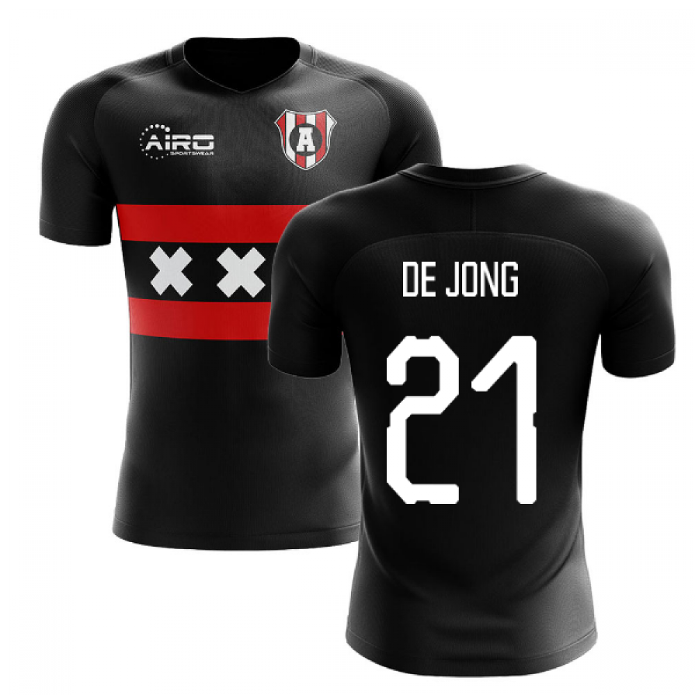 2023 2024 Ajax Away Concept Football Shirt DE JONG 21