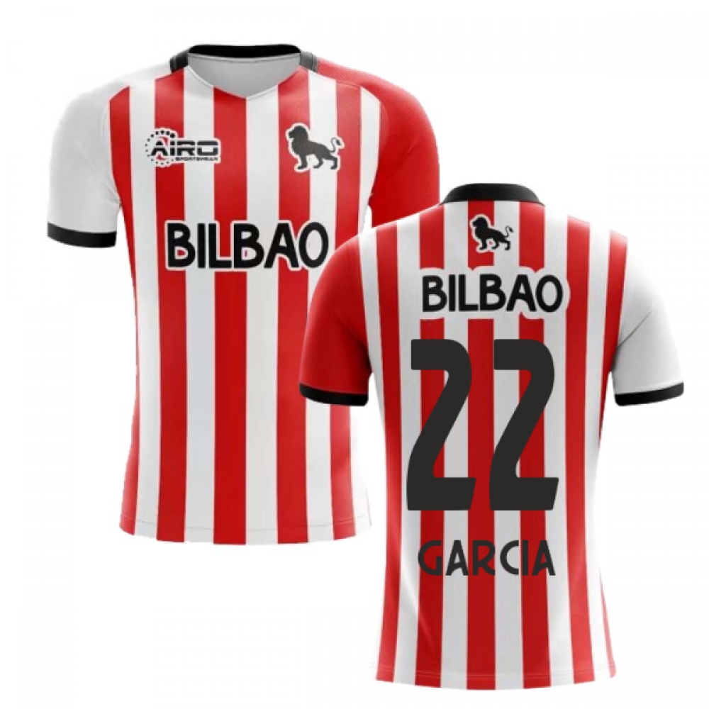 2020-2021 Athletic Bilbao Home Concept Football Shirt (GARCIA 22) - Kids