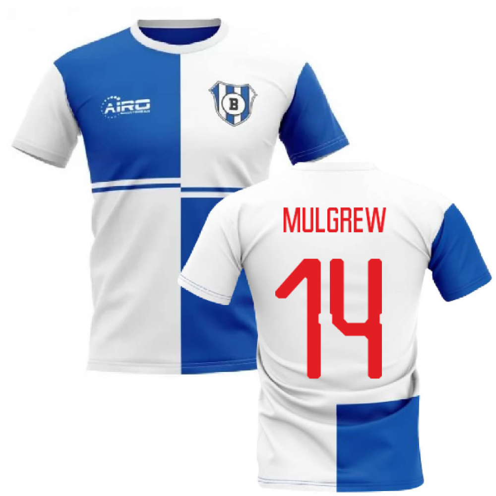 2025-2026 Blackburn Home Concept Football Shirt (Mulgrew 14)