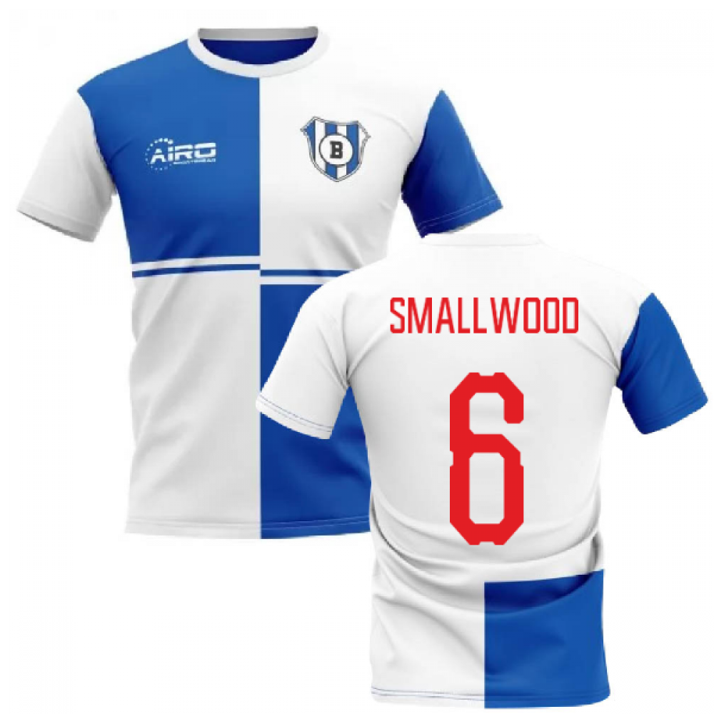 2025-2026 Blackburn Home Concept Football Shirt (Smallwood 6)