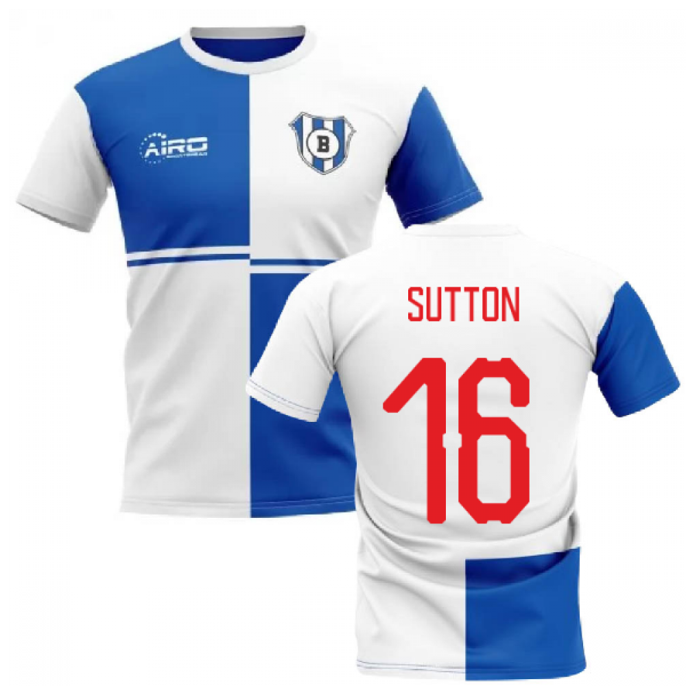 2025-2026 Blackburn Home Concept Football Shirt (Sutton 16)