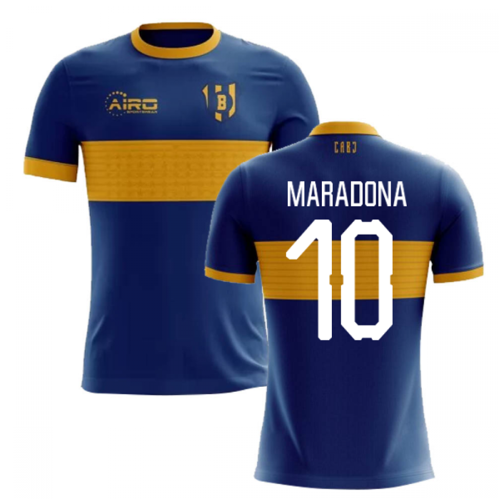 Boca Juniors Home 1996/97 Shirt – Diego Armando Maradona #10 Retro ...