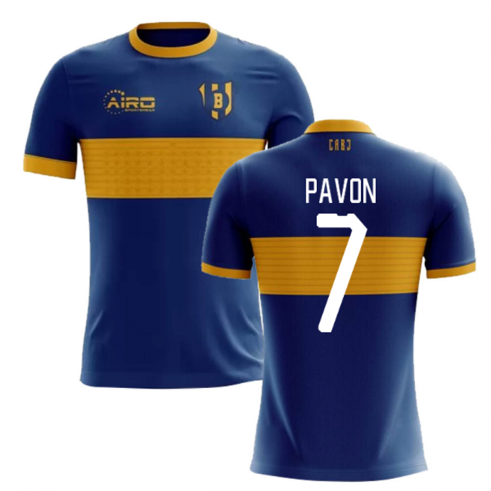 2020-2021 Boca Juniors Home Concept Football Shirt (Pavon 7) - Kids