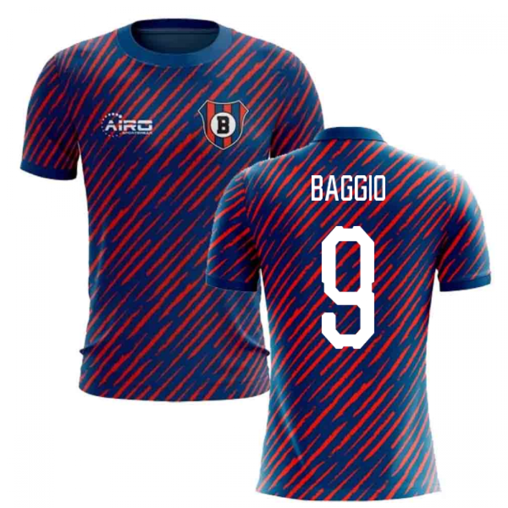 2020-2021 Bologna Home Concept Football Shirt (Baggio 9) - Kids