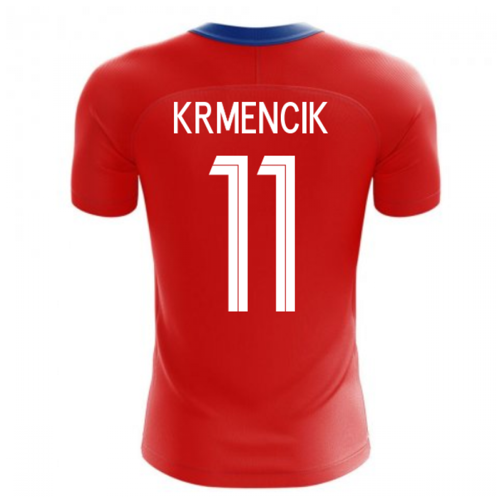 2025-2026 Czech Republic Home Concept Football Shirt (KRMENCIK 11)