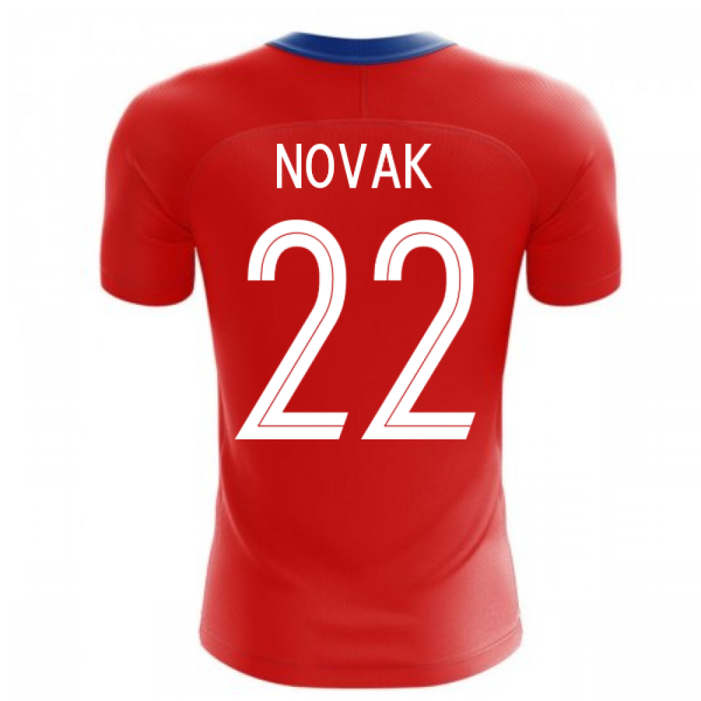 2025-2026 Czech Republic Home Concept Football Shirt (NOVAK 22)
