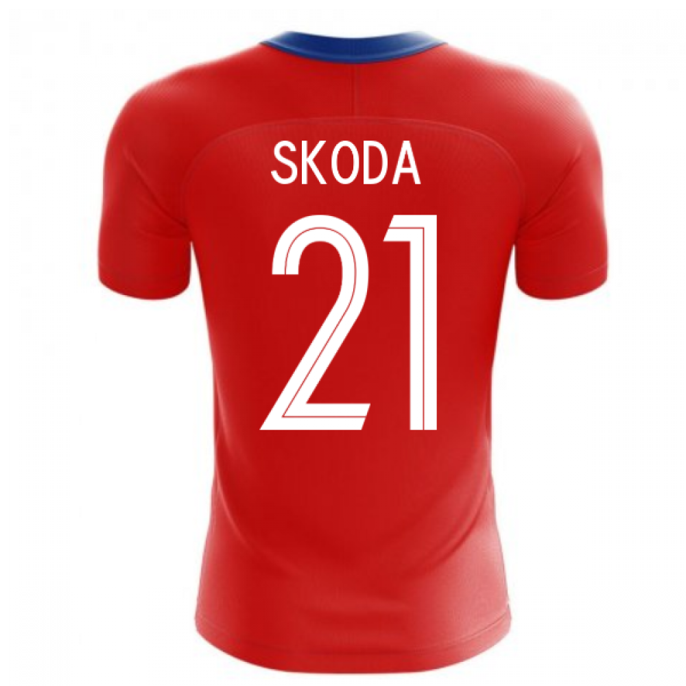 2025-2026 Czech Republic Home Concept Football Shirt (SKODA 21)