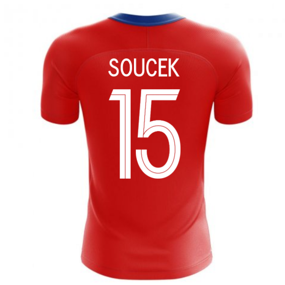 2025-2026 Czech Republic Home Concept Football Shirt (SOUCEK 15)