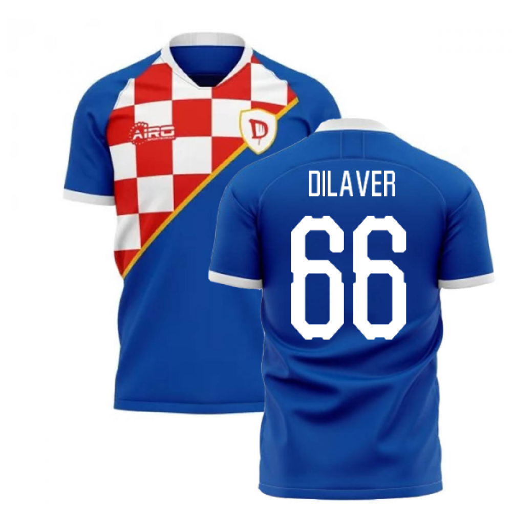 2025-2026 Dinamo Zagreb Home Concept Football Shirt (Dilaver 66)