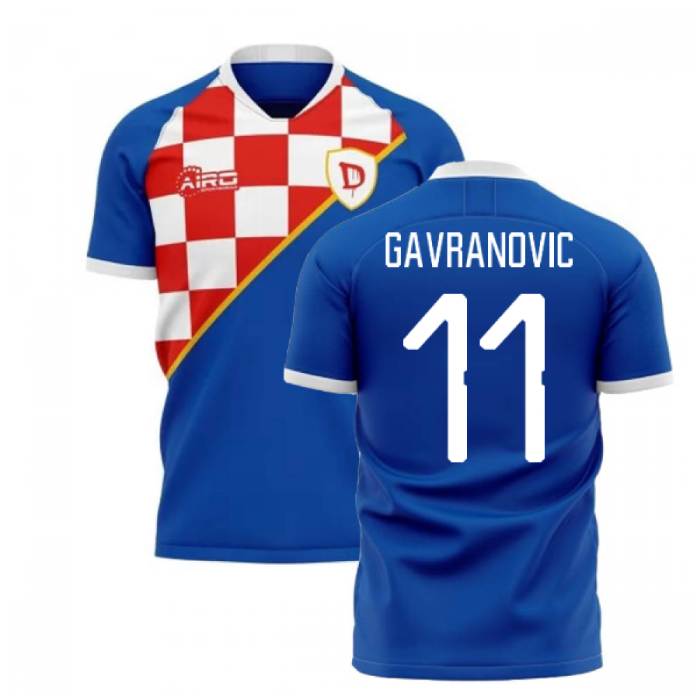2025-2026 Dinamo Zagreb Home Concept Football Shirt (Gavranovic 11)