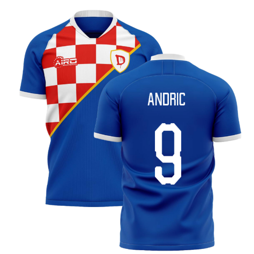 2025-2026 Dinamo Zagreb Home Concept Shirt (Andric 9)