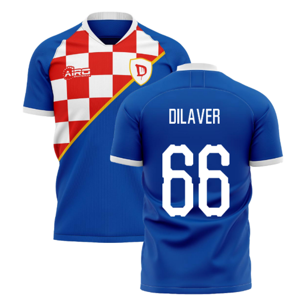 2025-2026 Dinamo Zagreb Home Concept Shirt (Dilaver 66)