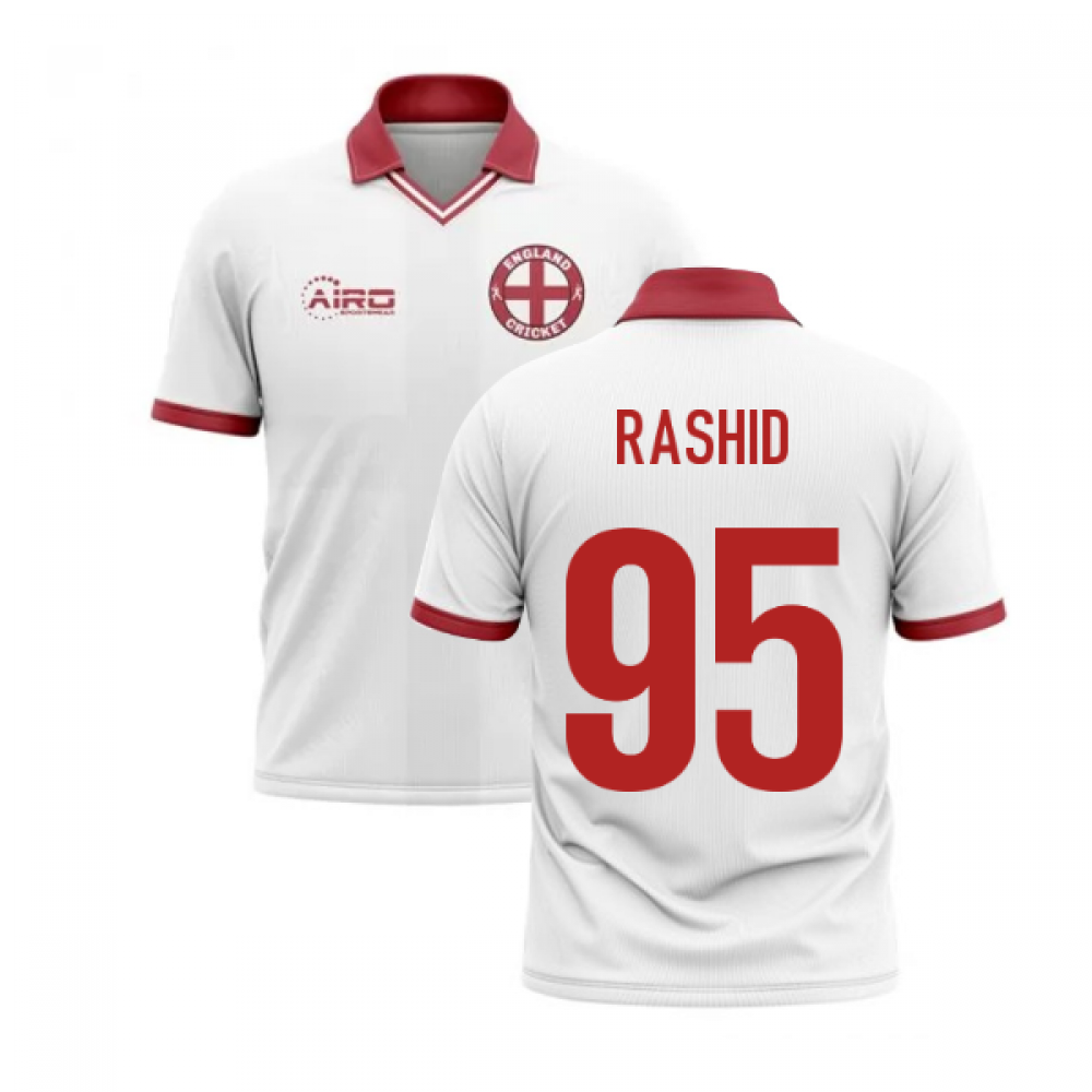 2022-2023 England Cricket Concept Shirt (Rashid 95)
