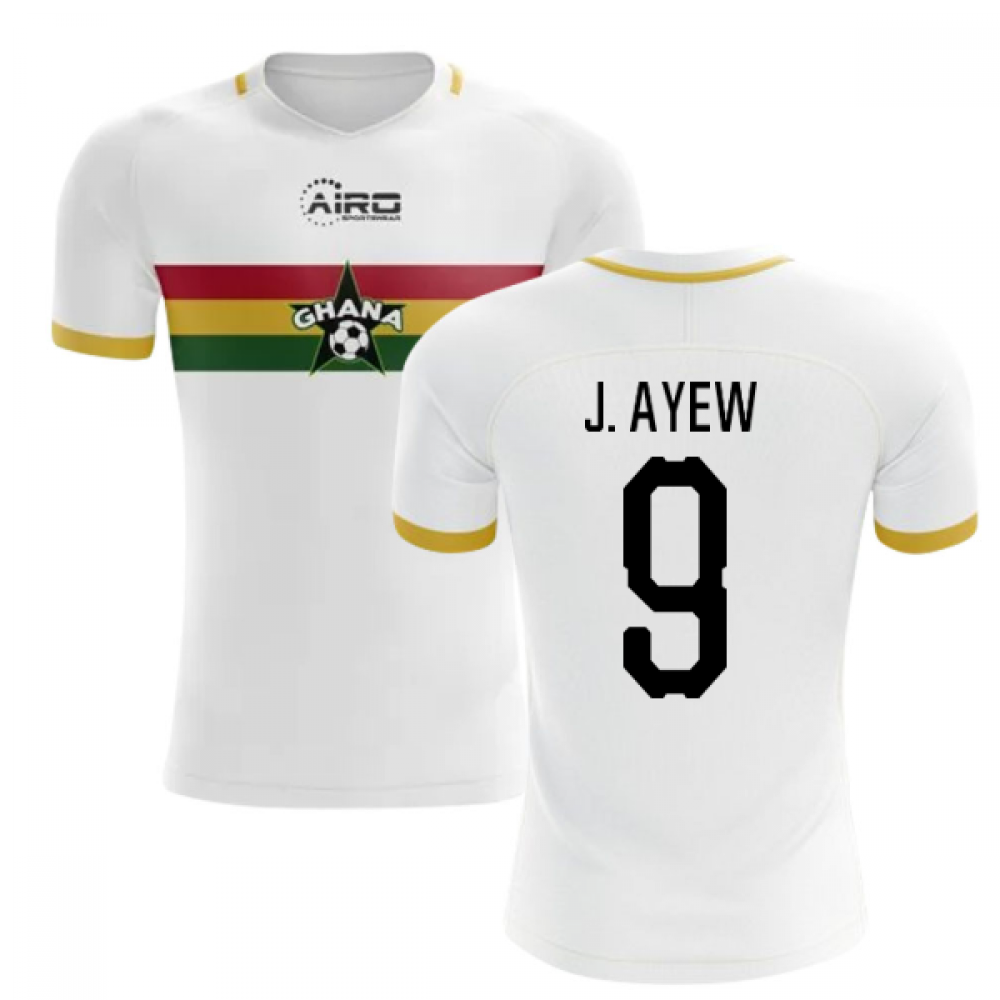 2025-2026 Ghana Away Concept Football Shirt (J. Ayew 9) - Kids