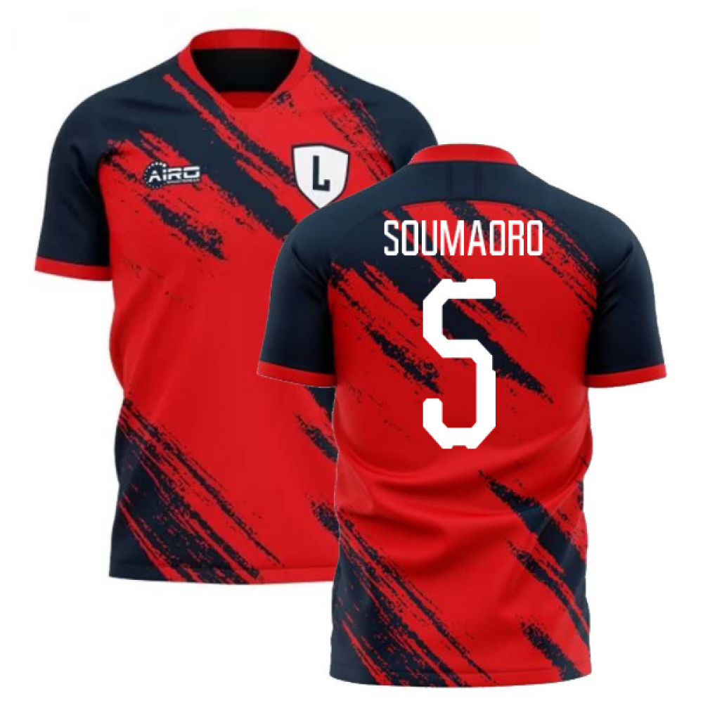 2025-2026 Lille Home Concept Football Shirt (SOUMAORO 5)