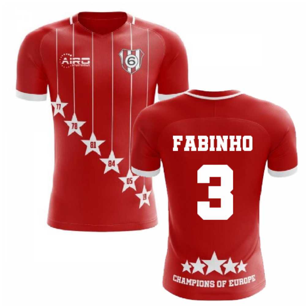 2025-2026 Liverpool 6 Time Champions Concept Football Shirt (Fabinho 3)