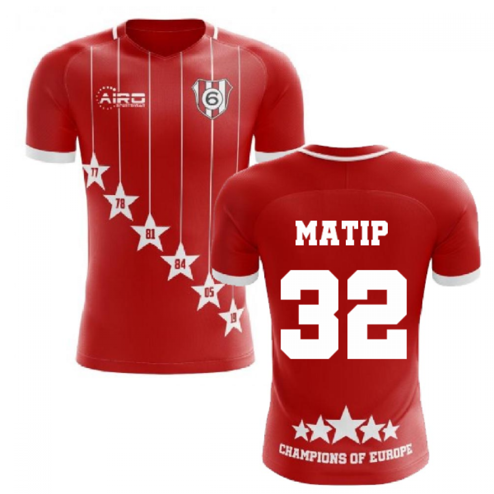 2025-2026 Liverpool 6 Time Champions Concept Football Shirt (Matip 32)