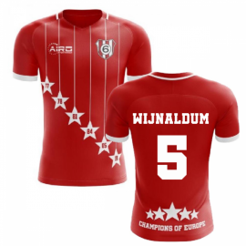 2023-2024 Liverpool 6 Time Champions Concept Football Shirt (Wijnaldum 5)