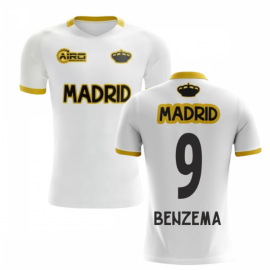 2020-2021 Madrid Concept Training Shirt (White) (BENZEMA 9) - Kids