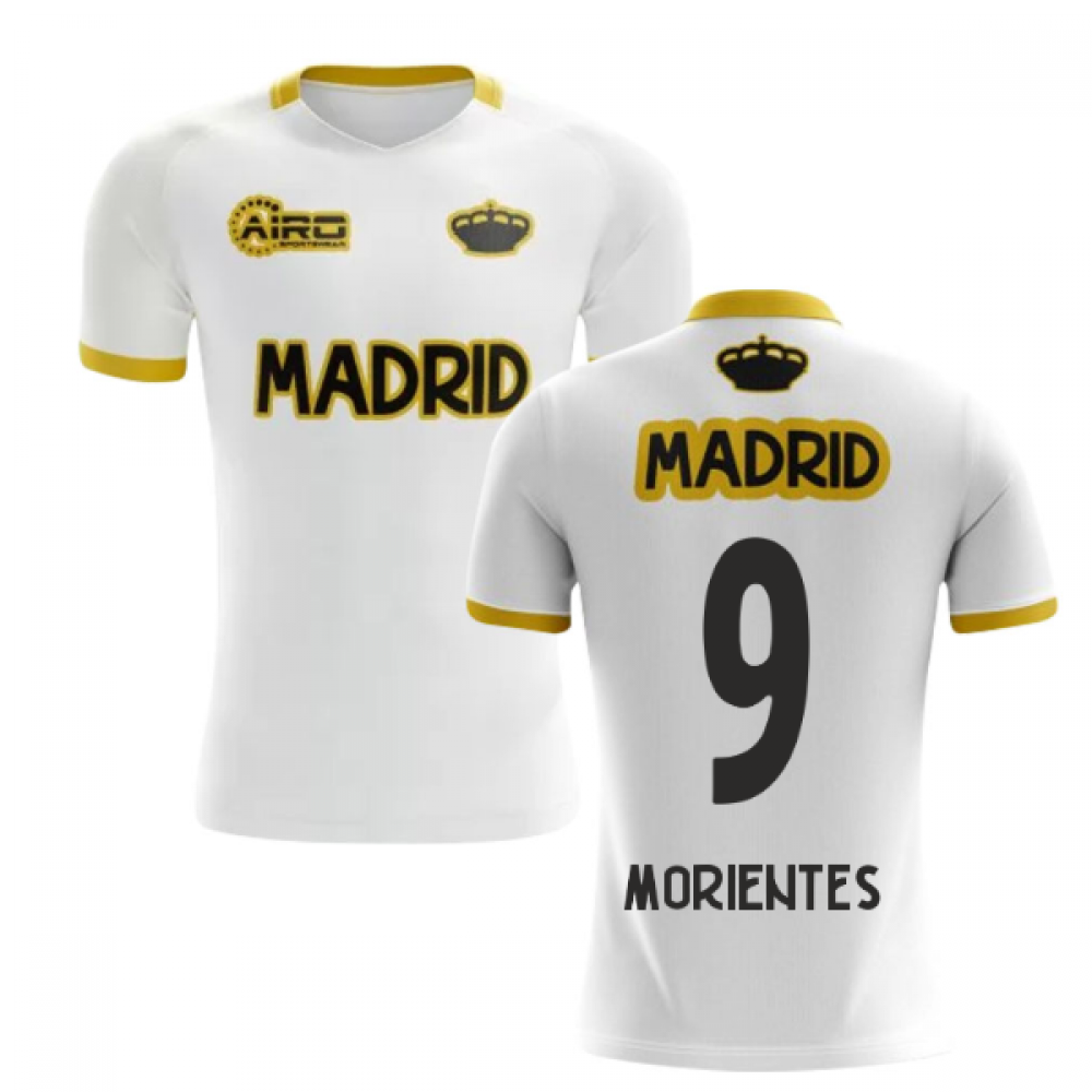 2020-2021 Madrid Concept Training Shirt (White) (MORIENTES 9) - Kids