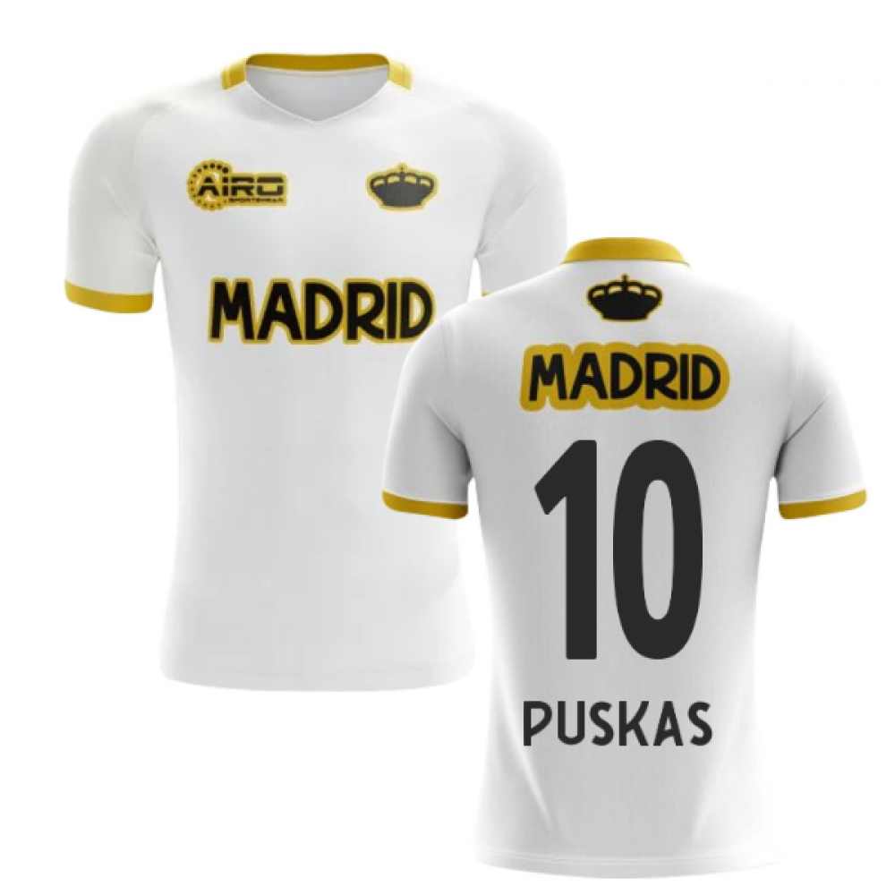 2020-2021 Madrid Concept Training Shirt (White) (PUSKAS 10) - Kids