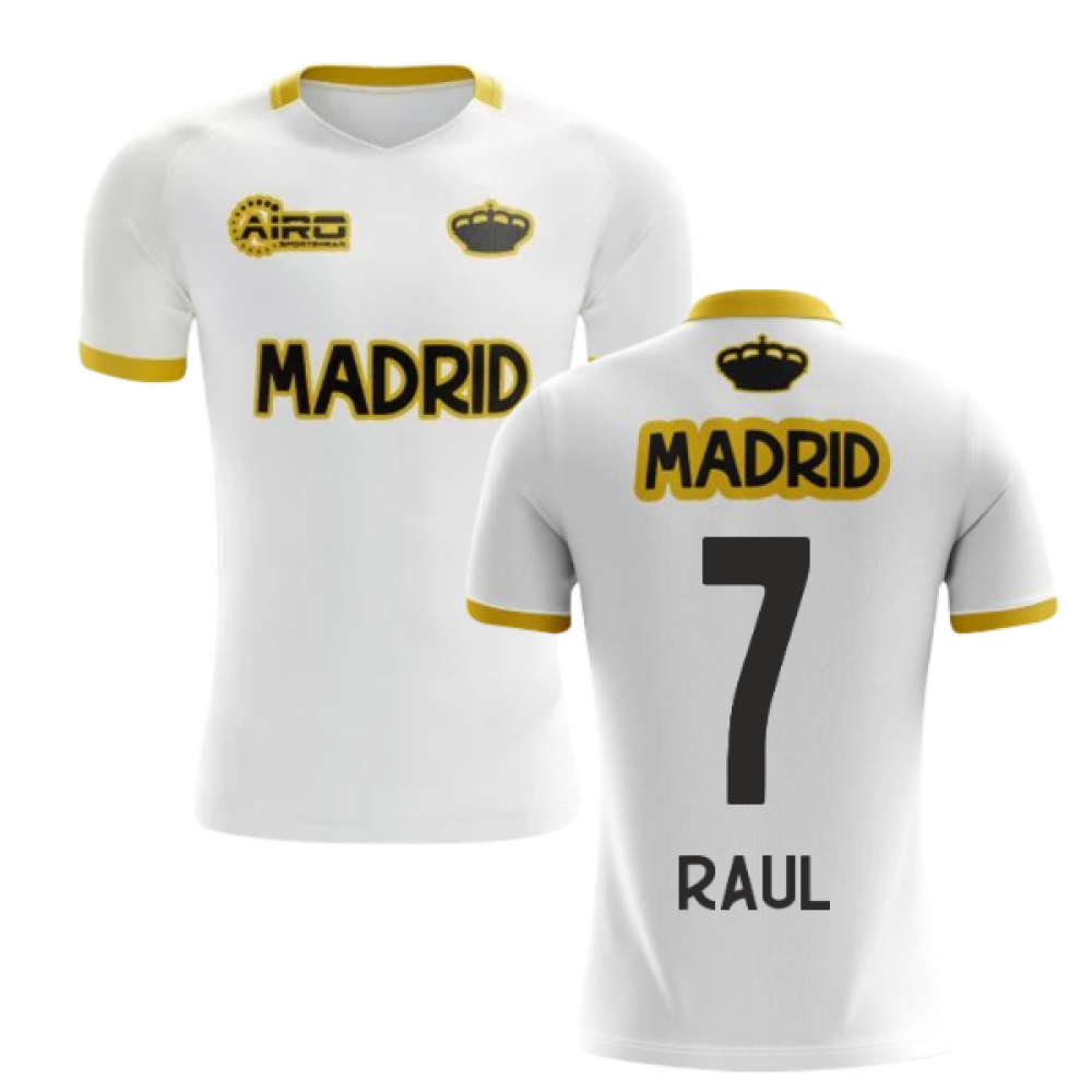 2023-2024 Madrid Concept Training Shirt (White) (RAUL 7)