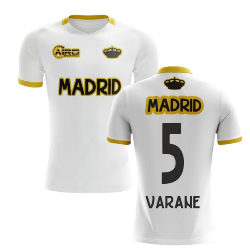 2023-2024 Madrid Concept Training Shirt (White) (VARANE 5)