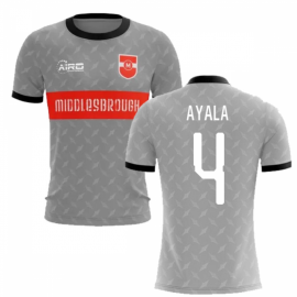 2020-2021 Middlesbrough Away Concept Football Shirt (Ayala 4) - Kids