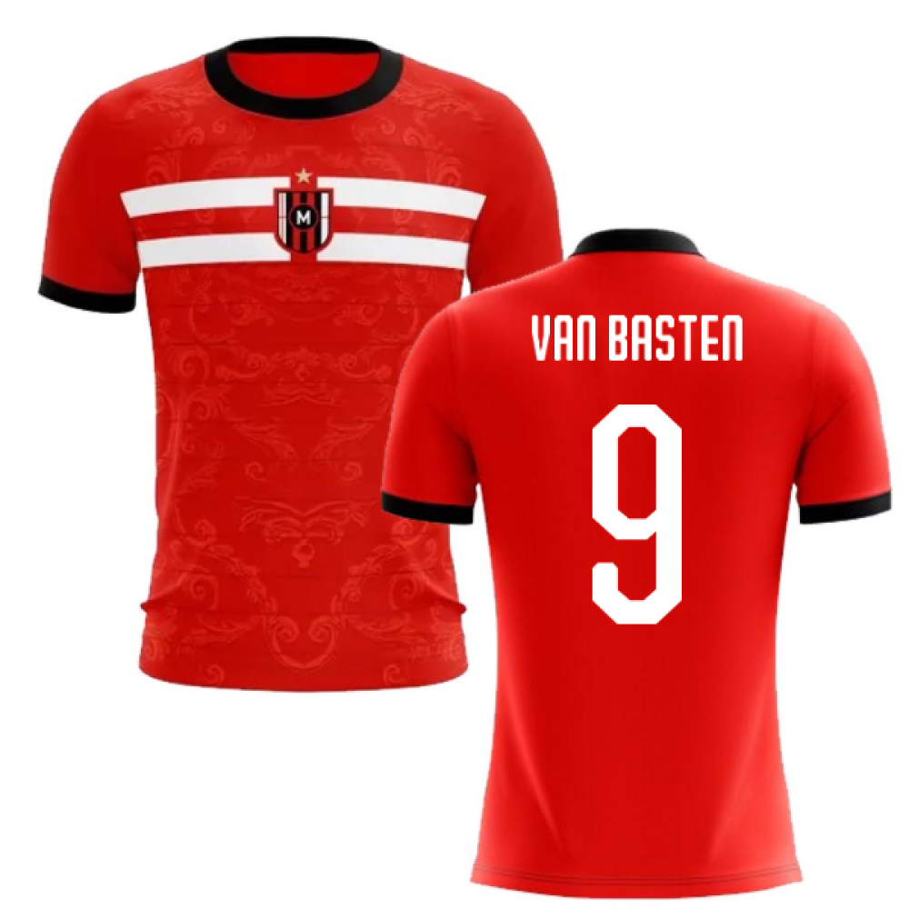 2020-2021 Milan Away Concept Football Shirt (Van Basten 9) - Kids