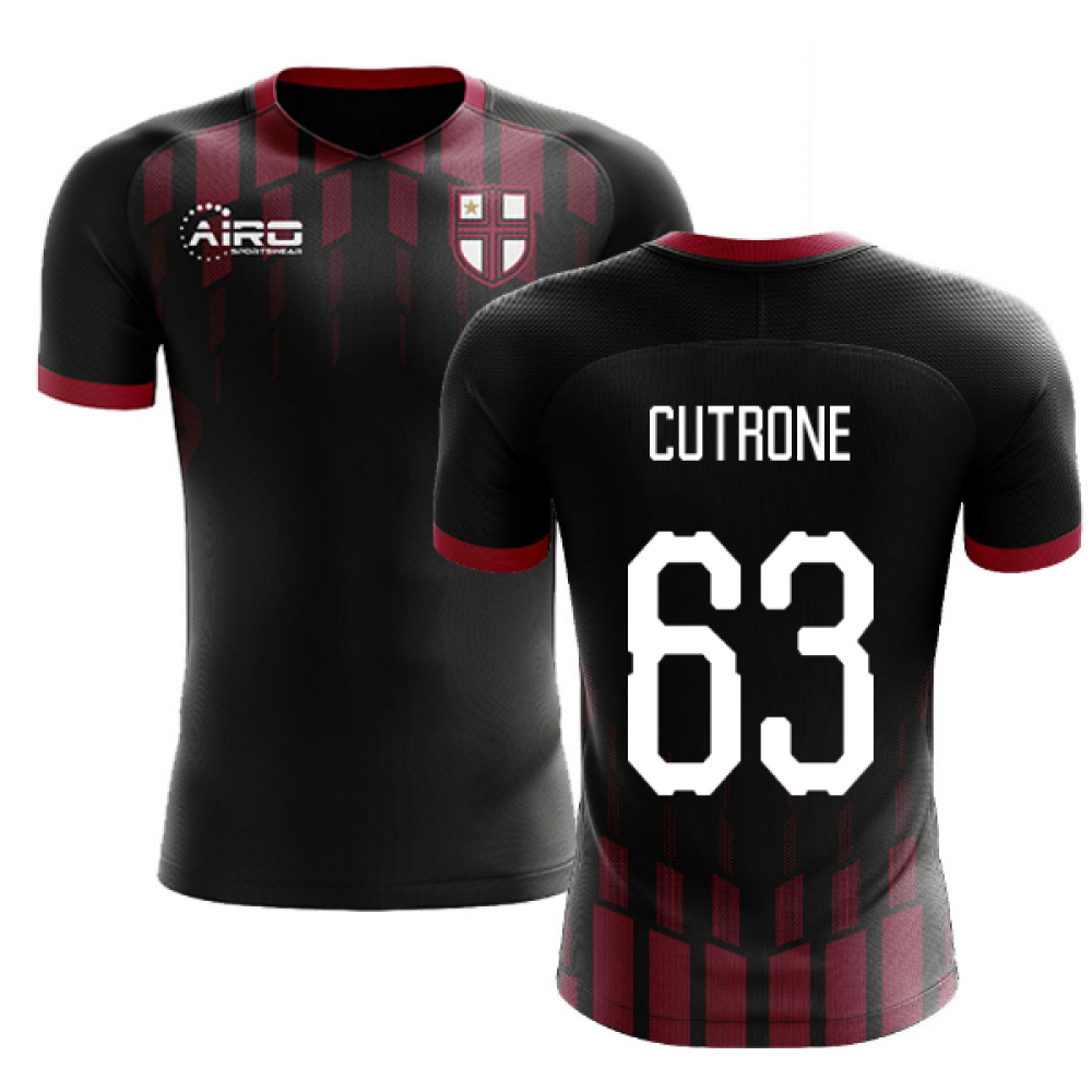 2025-2026 Milan Pre-Match Concept Football Shirt (CUTRONE 63)