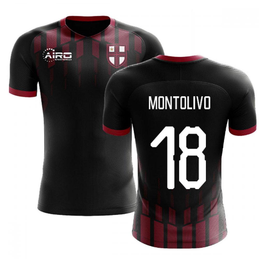 2025-2026 Milan Pre-Match Concept Football Shirt (MONTOLIVO 18)