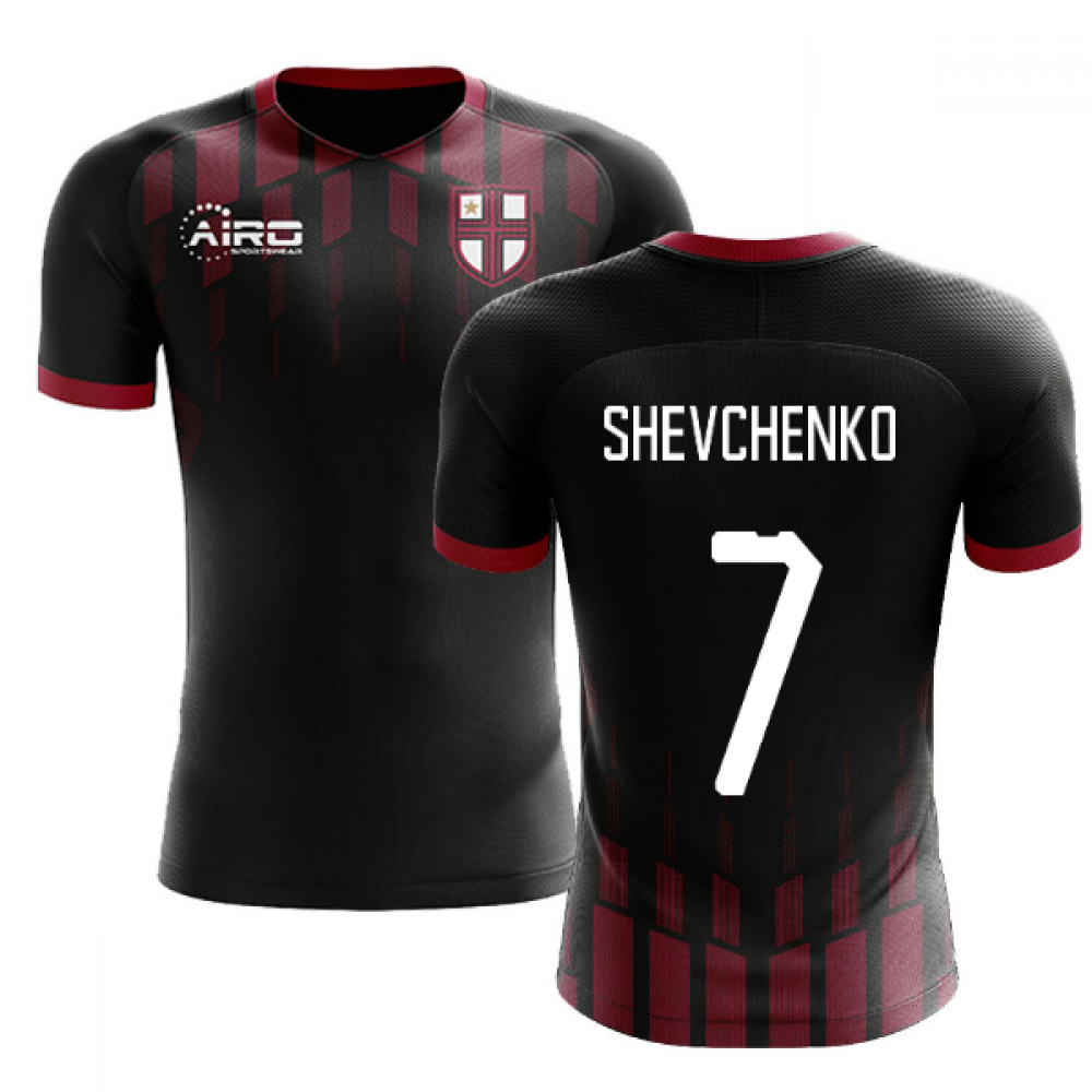 2025-2026 Milan Pre-Match Concept Football Shirt (SHEVCHENKO 7)