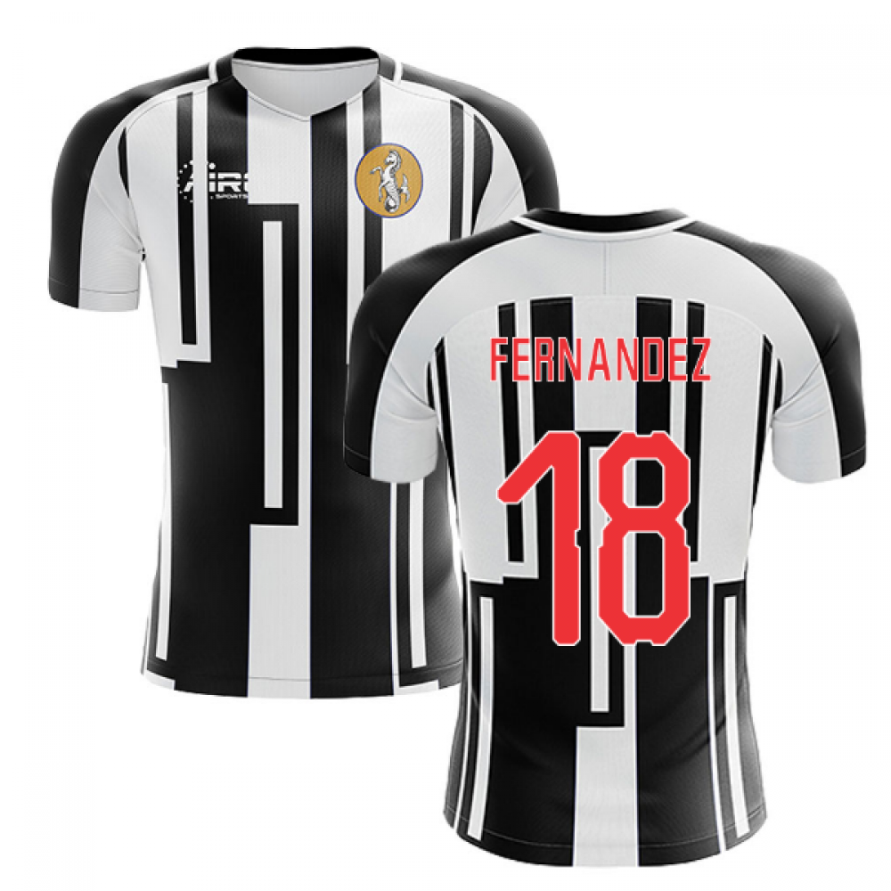 2025-2026 Newcastle Home Concept Football Shirt (FERNANDEZ 18)