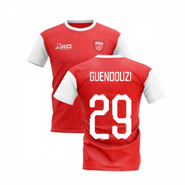 2023-2024 North London Home Concept Football Shirt (GUENDOUZI 29)