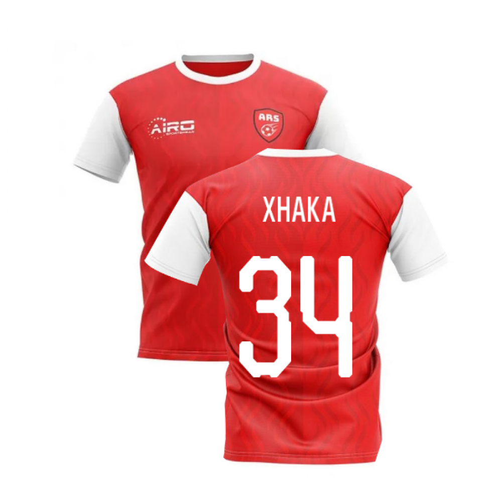2025-2026 North London Home Concept Football Shirt (XHAKA 34)