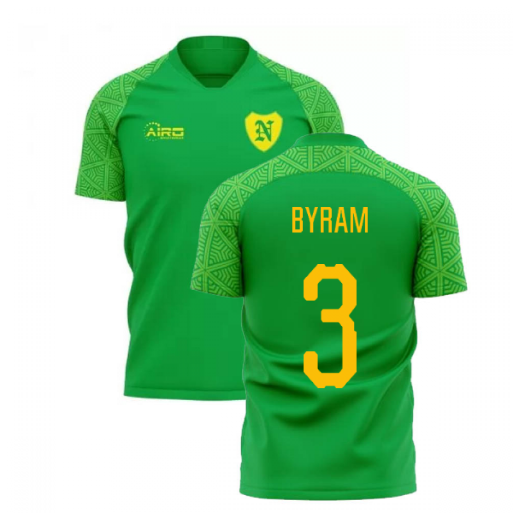 2025-2026 Norwich Away Concept Football Shirt (Byram 3)