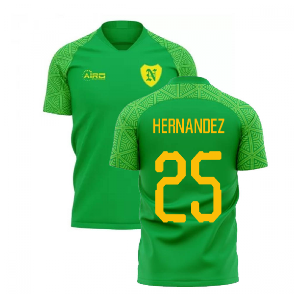 2025-2026 Norwich Away Concept Football Shirt (HERNANDEZ 25)