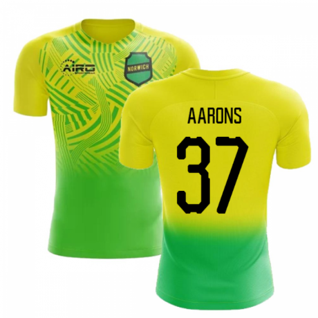 2020-2021 Norwich Home Concept Football Shirt (Aarons 37) - Kids