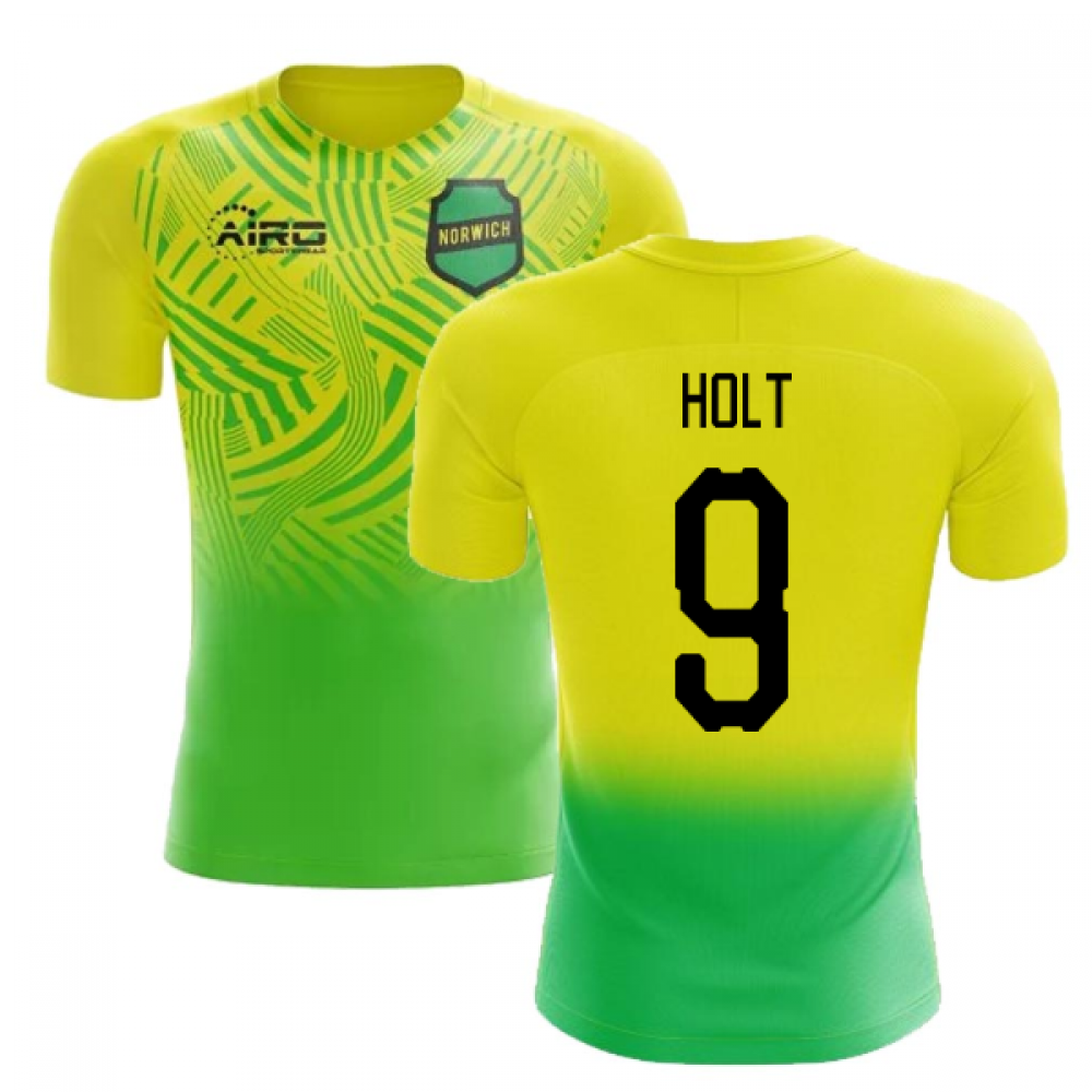 2020-2021 Norwich Home Concept Football Shirt (Holt 9) - Kids