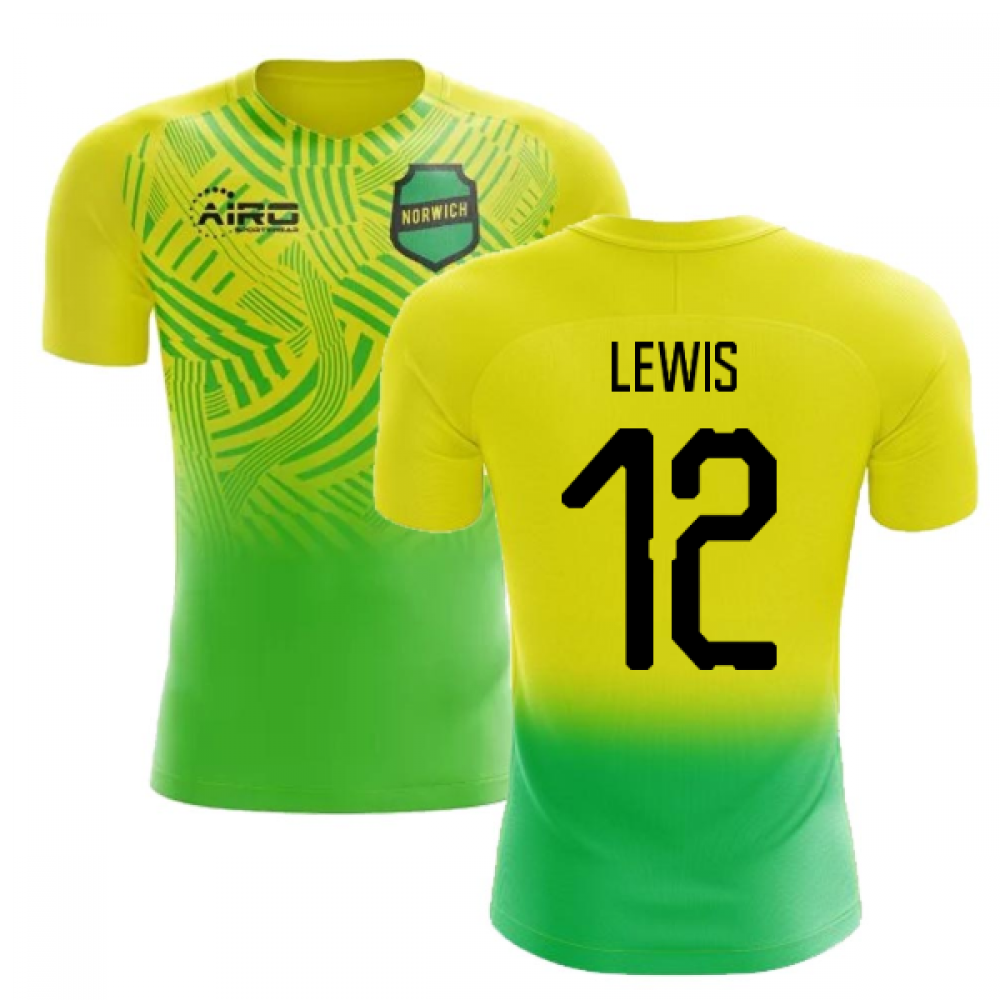 2023-2024 Norwich Home Concept Football Shirt (Lewis 12)