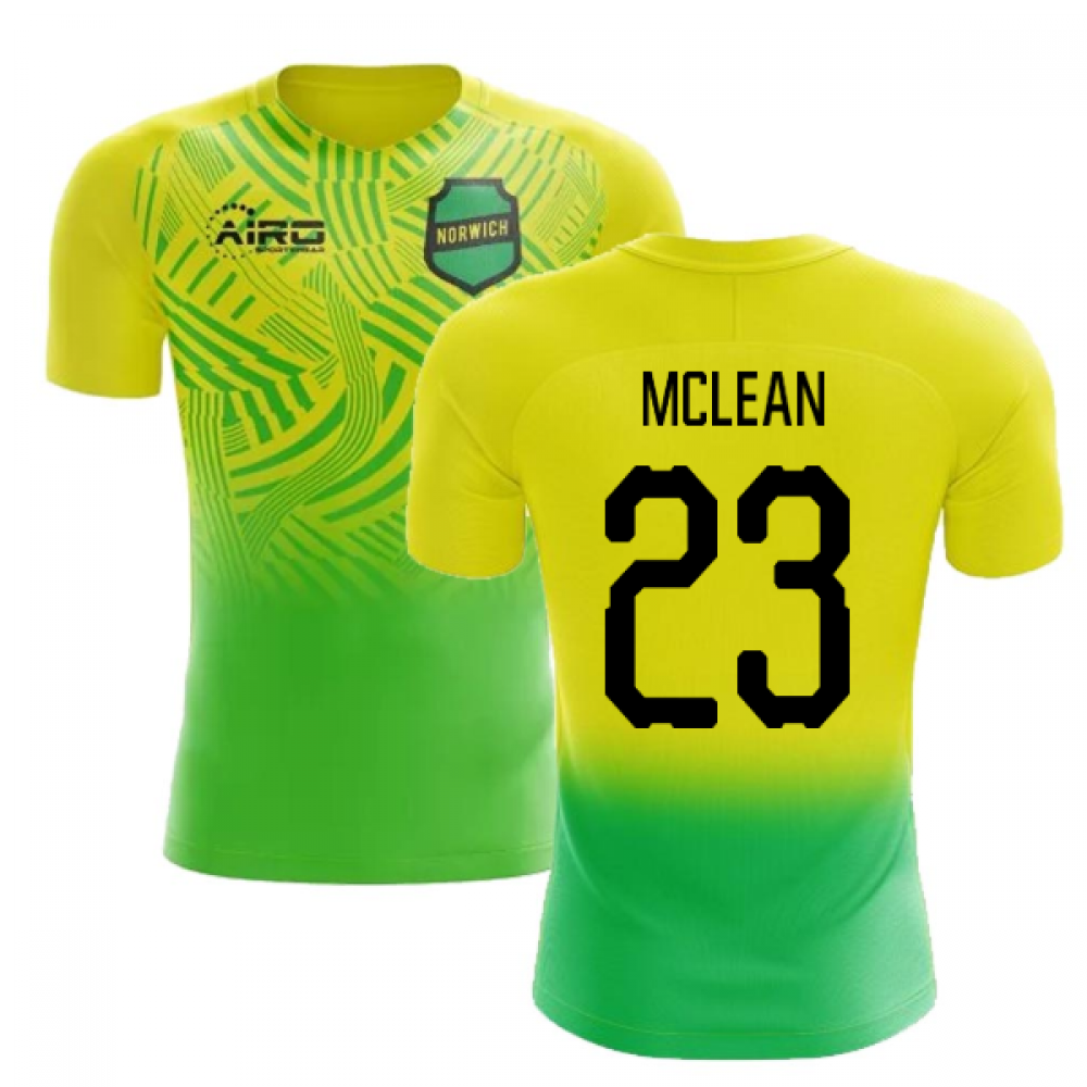 2023-2024 Norwich Home Concept Football Shirt (McLean 23)